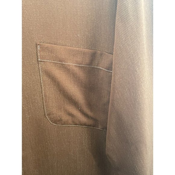 Robert Barakett Burnt Bronze With Texture Men's Dress Shirt Size Medium - Picture 5 of 9